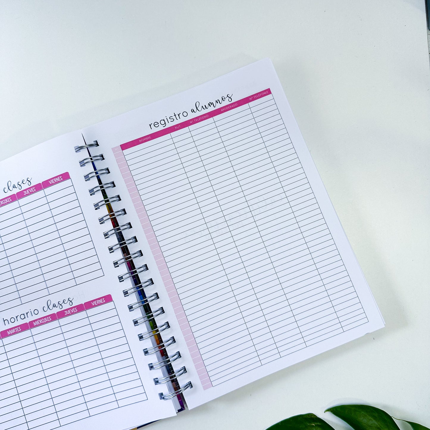 Planner docente