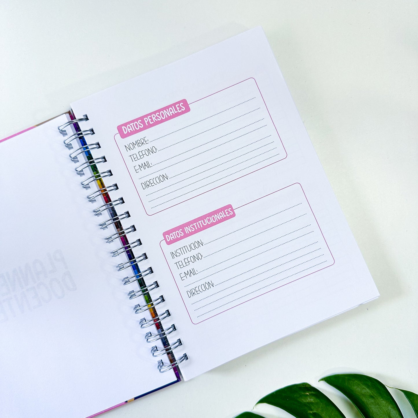 Planner docente