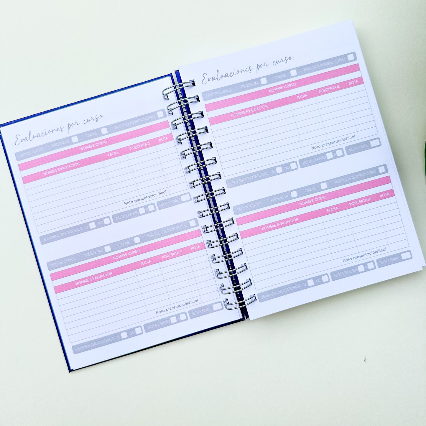 Nuevo planner universitario
