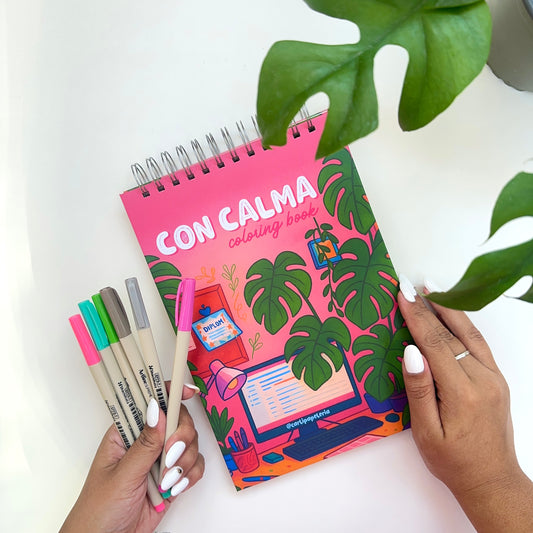 Con Calma coloring book