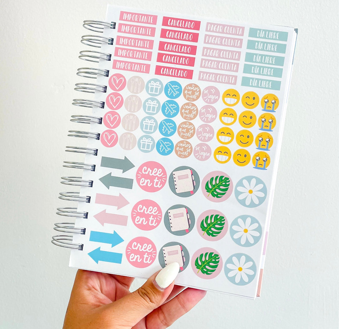 Insert sticker planner