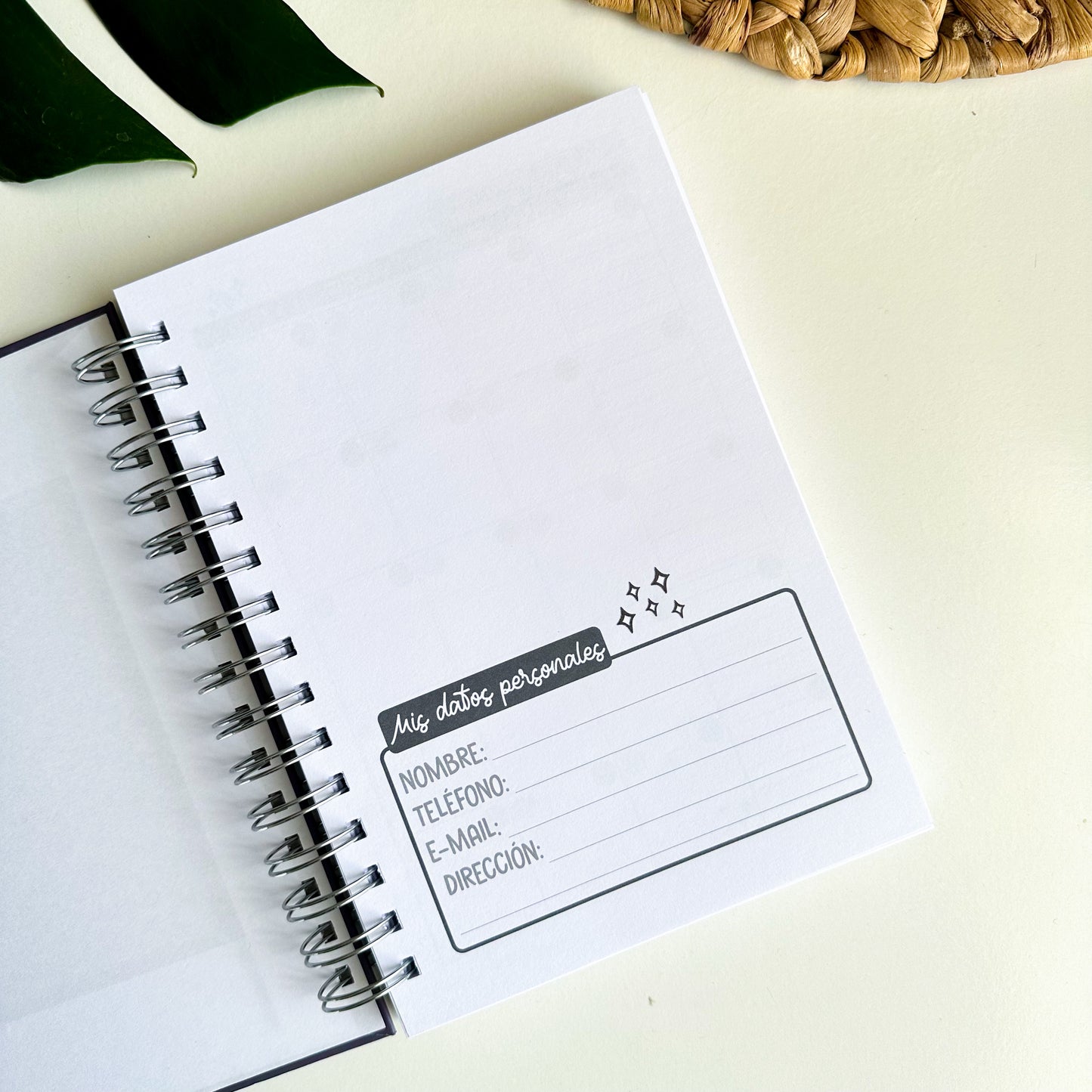 Planner cuaderno